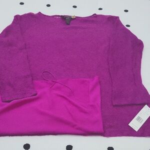 Magenta Sweater size 2x